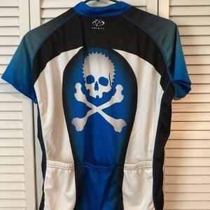 Primal Blue Skull Cycling Jersey